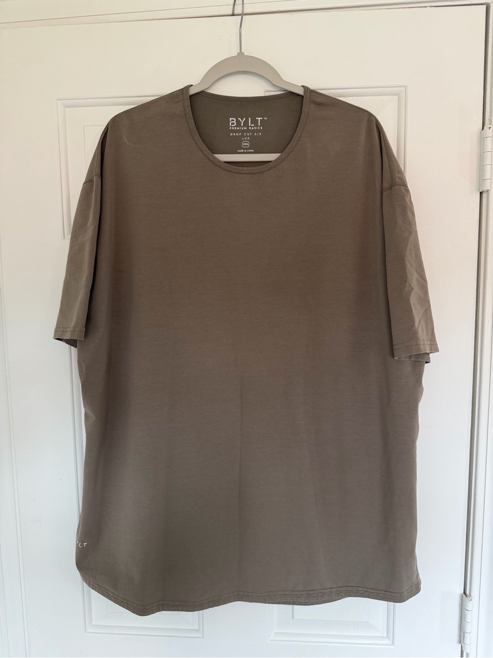 BYLT Basics Short Sleeve Crew Tee in Taupe